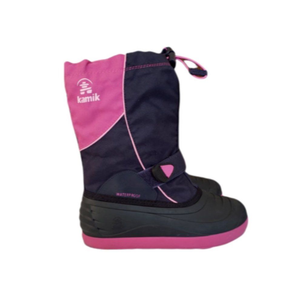Kamik Winter Snow Boots Kids Pink Girls Size 5‎ Youth